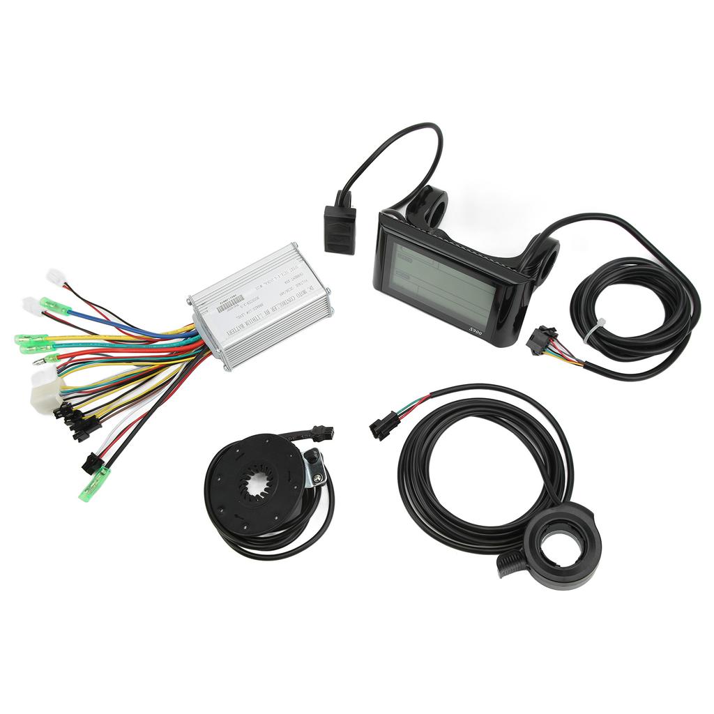 Контроллер бесщеточного двигателя 36 В 48 В S900 ЖК-дисплей 130X с ручкой газа 8C Комплект датчика усилителя мощности