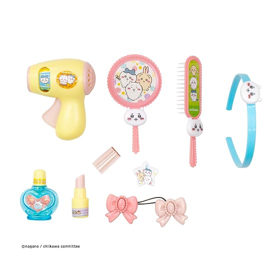 Maruka Chiikawa Hair & Makeup Set Toy Pretend Play Fashion Ages 3+ 195824