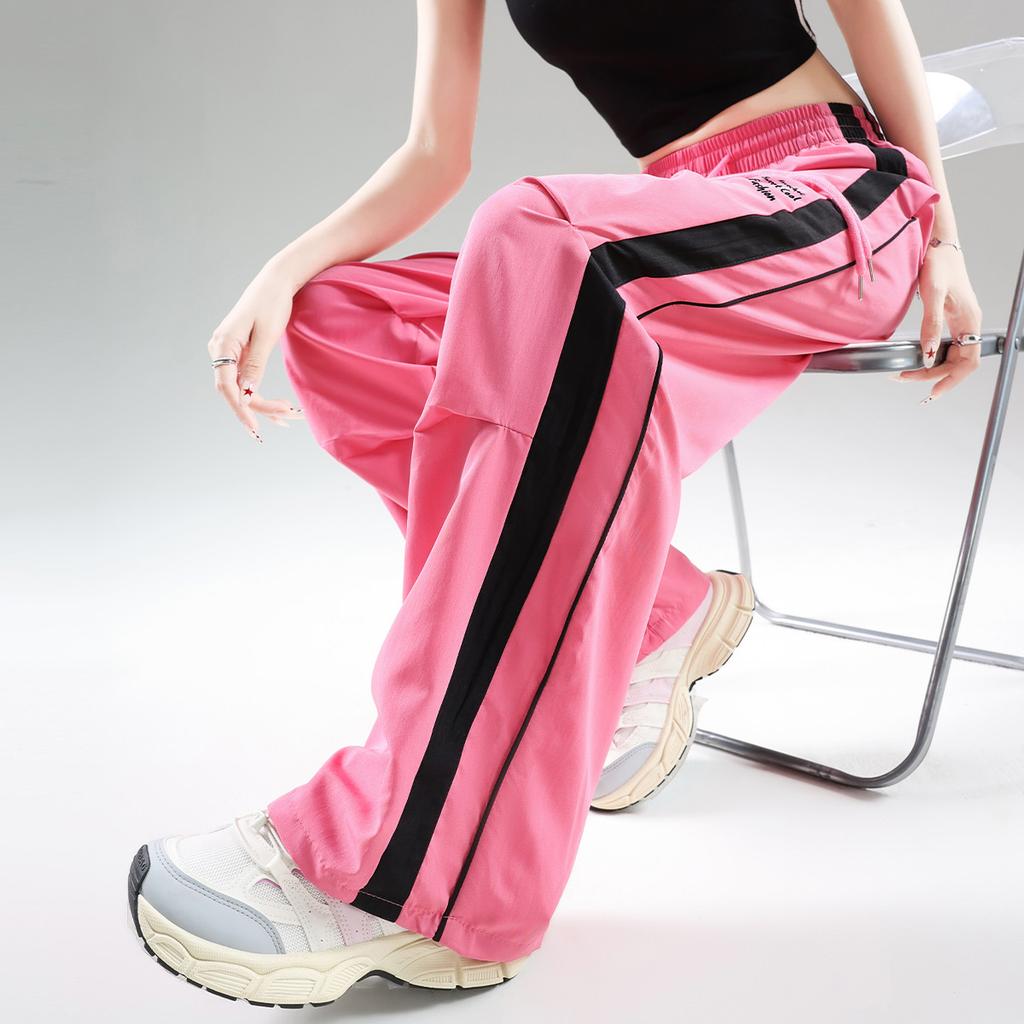 Trendy Contrasting Casual Pants for Women in Summer 2025