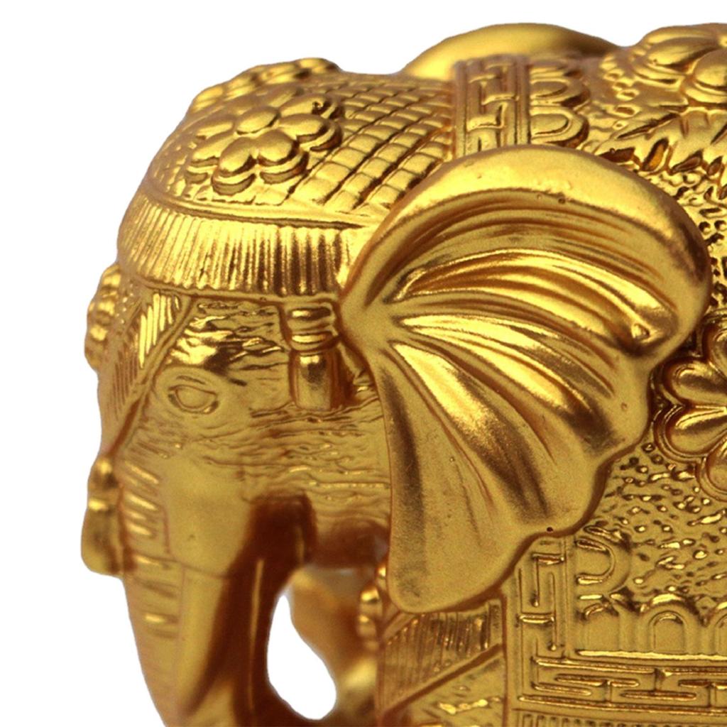 Статуя слона, статуэтка из смолы, украшение, декор стола, статуэтки из смолы, слон