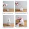 250ml/450ml Plastic Foaming Soap Dispenser Leak-proof Refillable Pump Create Rich Foam Bottle for Facial Cleanser Liquid