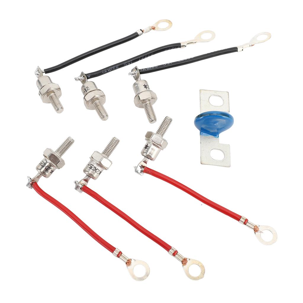 Diode Rectifier Kit 25A RSK1001 3 Positive Diodes 3 Negative Diodes Compatible with Generator