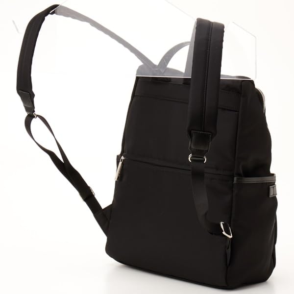 Labagagery Water-Repellent Nylon Basic Backpack B008605 Black (10)