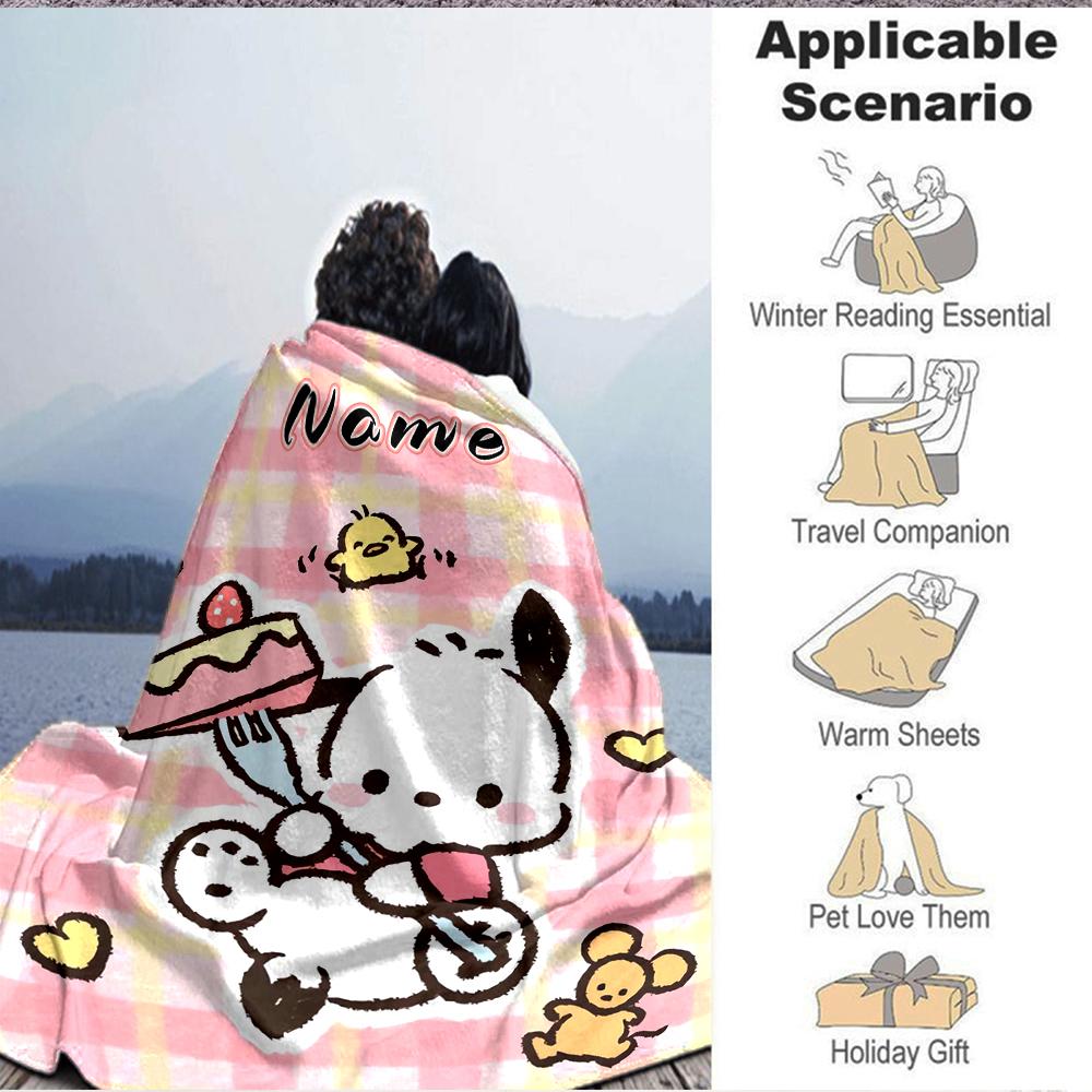 Custom 1pc Melody's Sweet Dreams Blanket, Soft And Comfortable Blanket, Casual Warm, Camping Travel Blanket, Birthday Gift Q913159