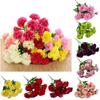 UV Resistant Artificial Carnation Silk Home Wedding Decor Hot Sale Bush Bouquet