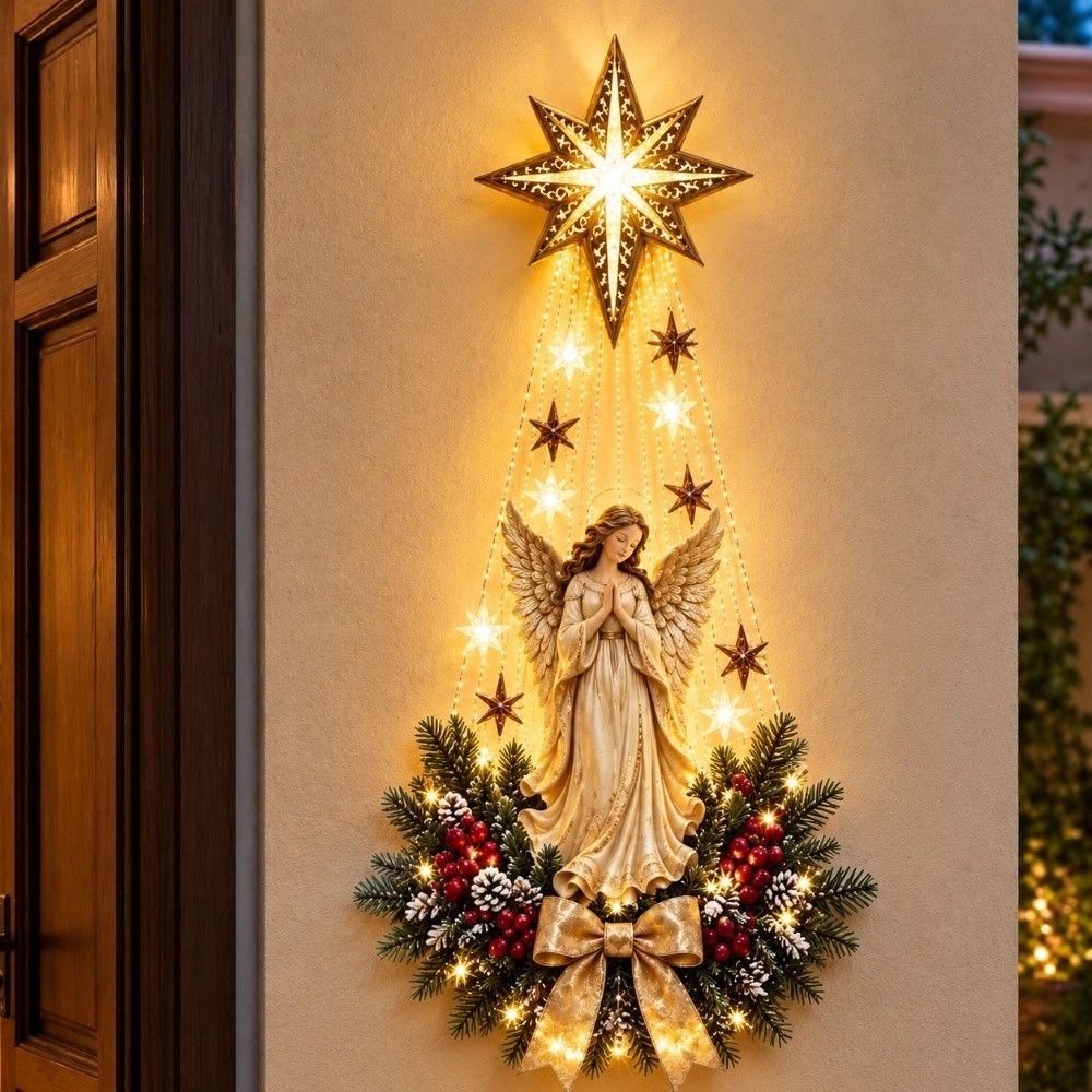 Warm White Lights Light-emitting Birth Scene Wall Decoration Home Indoor Decor