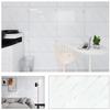 30x60 Imitation Ceramic Tile Wall Tiling Kitchen Bathroom Waterproof Marble Wall Sticker Renovation Self-adhesive Wall Stickers