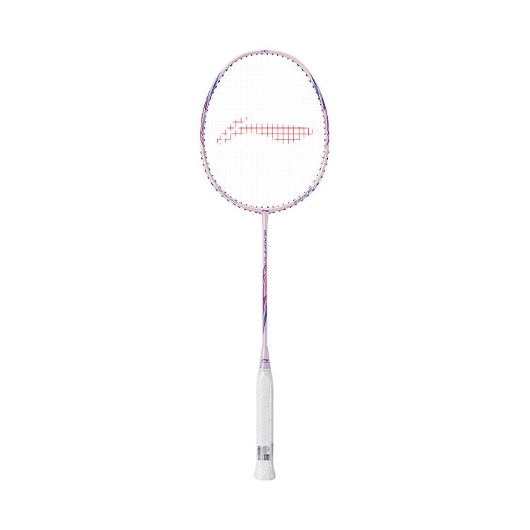 Li Ning Бадминтонные ракетки Bazooka Full Carbon Тип Скорость Улучшенная скорость замаха Продвинутый уровень 5U Белый Розовый AYPU091-55