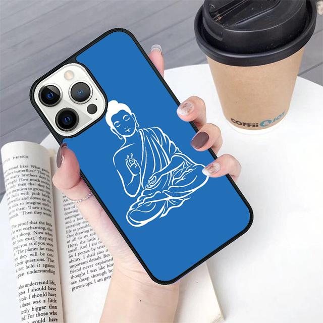 Чехол для телефона Будда Budha Для iPhone 17 Air 16 15 14 Plus Для apple 16 11 12 13 Pro Max coque