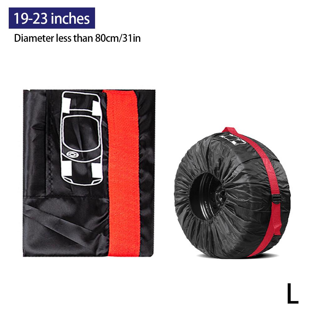 1 шт. Универсальные чехлы для запасных шин автомобиля, чехлы для хранения автомобильных колес, сумки для переноски шин для автомобильных колесных колпаков 13–18 дюймов, 19–23 дюйма