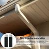 2Pcs Gutter Noise Dampeners Universal Easy Installation Rain Gutter Downspout Silencer