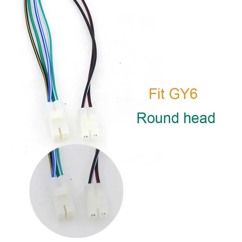 Motorcycle Ignition Coil CDI Electric Cable Wire Harness Plug Head for GY6 50cc 125cc 150 ZJ125 Scooter ATV Moped Parts