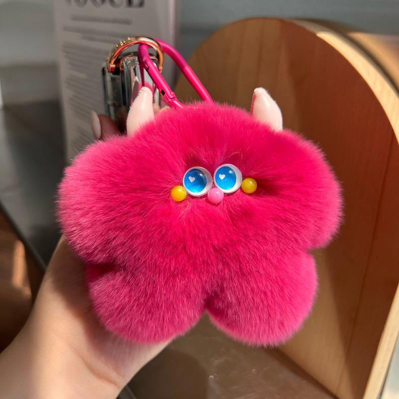 Cute Kawaii Trendy Plush Doll Pendant For Women Girls Car Keychain Creative Backpack Decoration Accessories Gifts