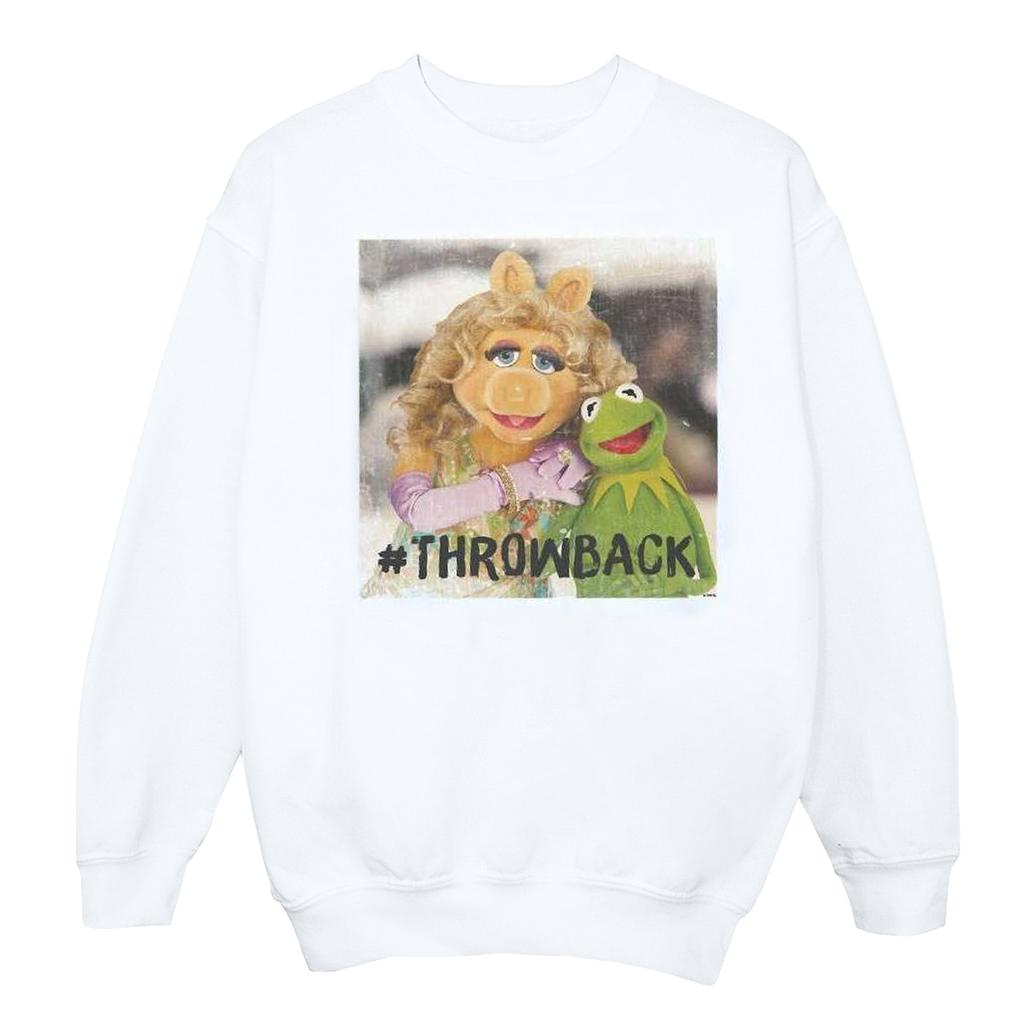 Disney Mens The Muppets Throwback Photo Sweatshirt