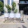 Мобильная система безразборной мойки CIP с баками для горячей воды, кислоты и щелочи