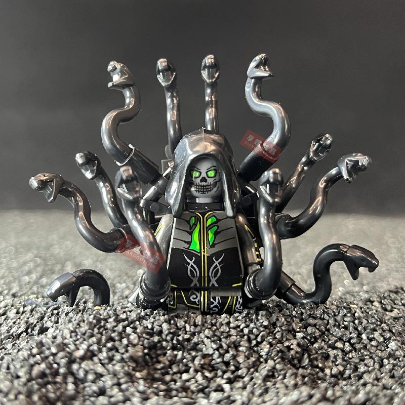 New Halloween Horror Movie Skeleton Hero Building Blocks Model Bricks Mini Action Toy Figures Toy Gift for Children