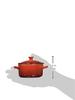 Le Creuset термостойкий контейнер Mini Cocotte Cherry Red термостойкий морозостойкий подходит для использования в микроволновой печи японский [Авторизованный продукт]