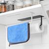 Держатель для рулона бумаги, вешалка для полотенец, прочная несущая способность, устойчивая к ржавчине, простая установка, не требующая перфорации, подвесная полка для хранения