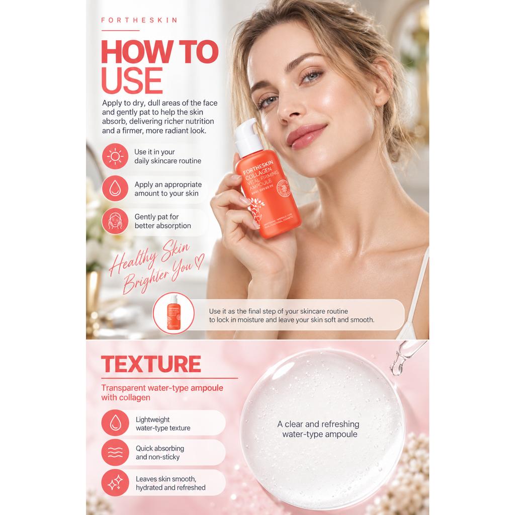 FORTHESKIN Коллагеновая ампула Vital Firming 100 мл / 3,38 жидк. унц.