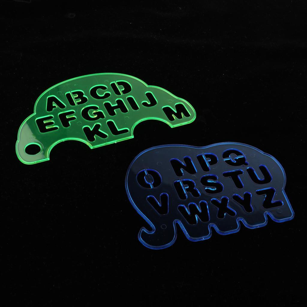 & Наборы для рисования для детей и творчества Ранние, Шаблон из 26 английских букв и s для рисования малышами