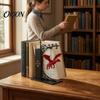 Dragon Themed Gifts for Nerds Flying Bookshelf Light, Decorative Bookend Light & Desk, Versatile Shelf Book Organizer Sculpture Support, Heavy