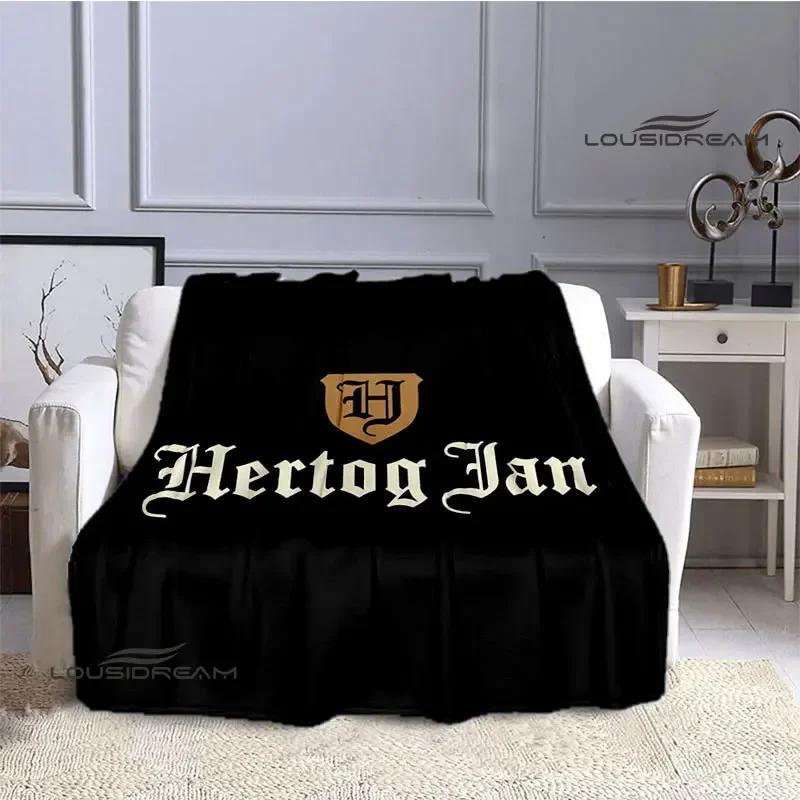 Печатное одеяло Hertog Jan Плед для пикника одеяла для кроватей Фланец Теплое одеяло Домашние дорожные одеяла постельные принадлежности подарок на день рождения