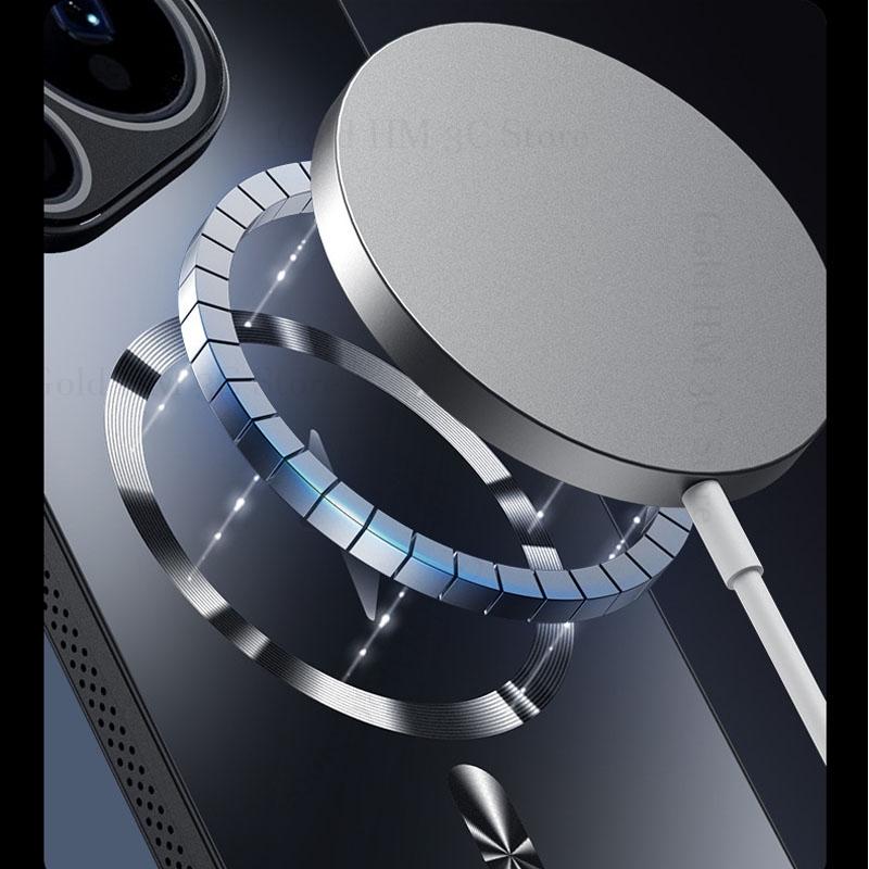 Магнитный чехол Cooling Armor для Huawei Pura 70 Pro Plus с поддержкой Magsafe для Nova 12 Pro 11 Ultra Mate 60 50 Pro Plus