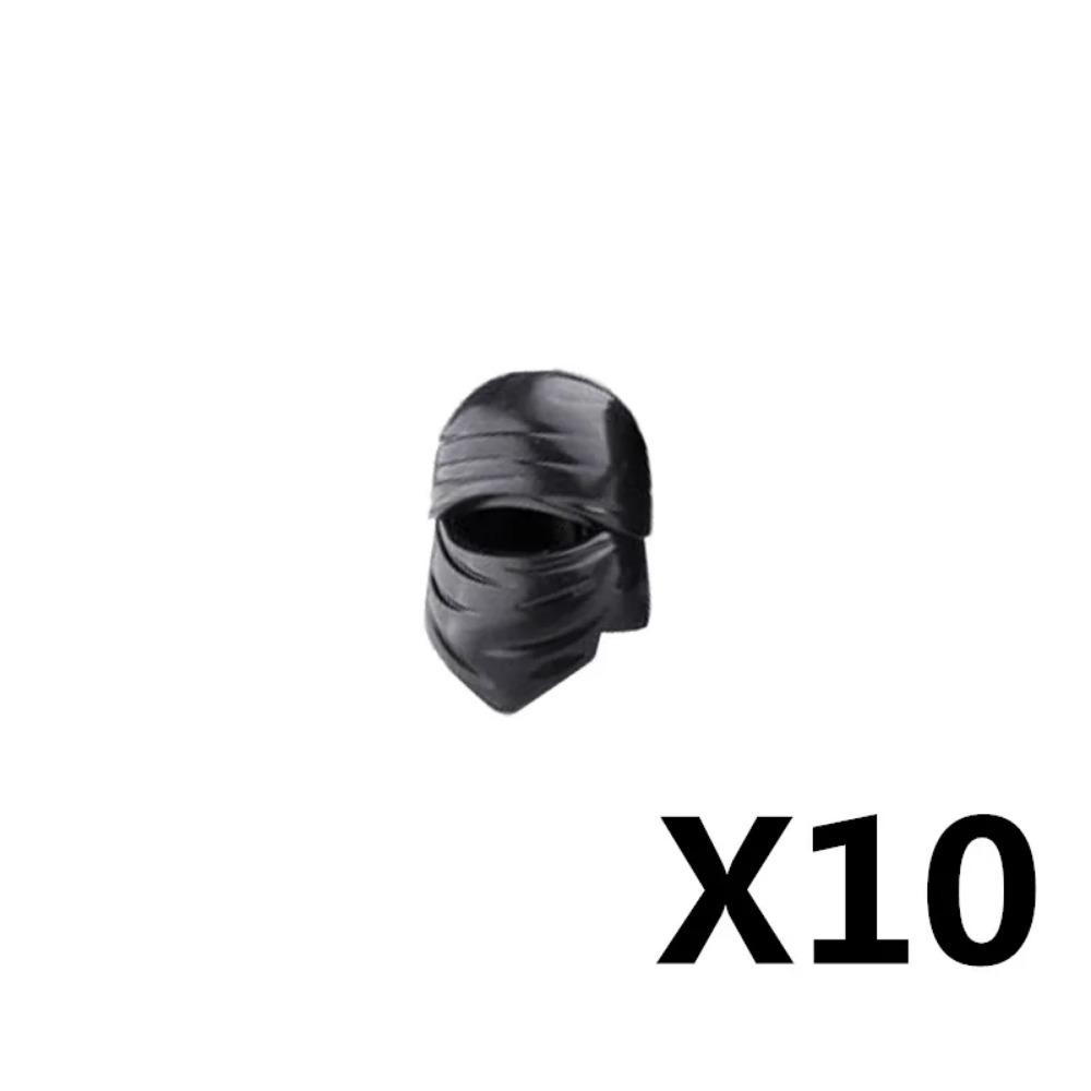 MOC Medieval Soldier Building Blocks King Beard Military Helmet Scarf Goggles Belt Cowboy Hat Duck Cap Mini Toys Brick Gift K042