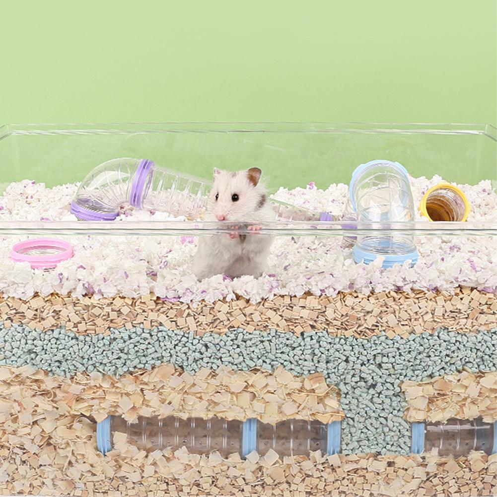 Игрушка-лабиринт для хомяка диаметром 5,5 см, переделанная клетка, внешние трубки, набор для туннеля, спортивная U-образная труба, аксессуары для хомяка, принадлежности для трубопровода