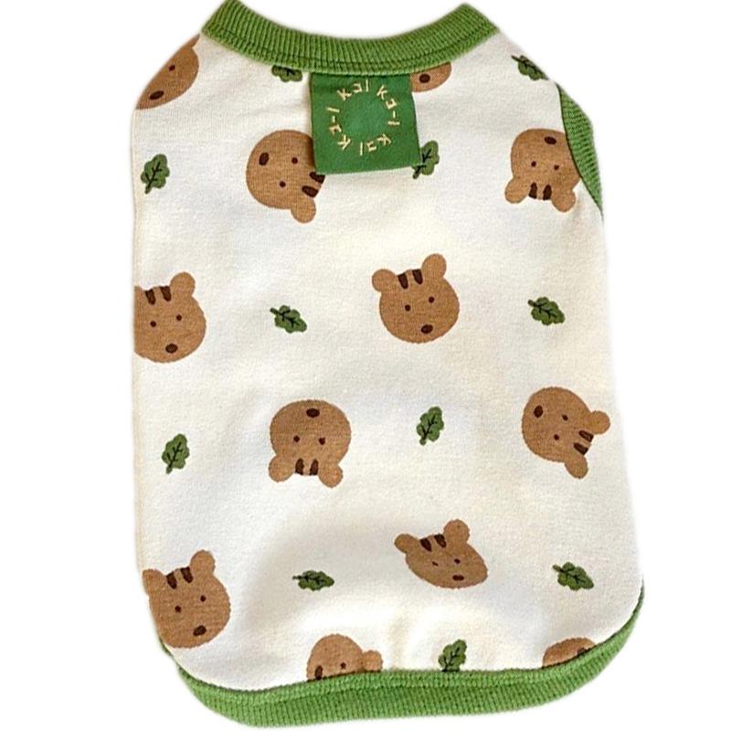 Одежда для домашних собак Жилет Весна и Осень Тонкий Кот Померанский шпиц Маленький щенок Тедди