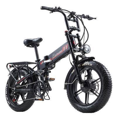 RANDRIDE YX20 двухмоторный 48В20Ач съемный аккумулятор, 20 * 4,0-дюймовые шины, складная рама из алюминиевого сплава, 7-скоростной электровелосипед Ximano