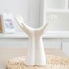 Aesthetic Vase Human Body Ceramic Hand Collection Art Crafts Unique Flower Pot for