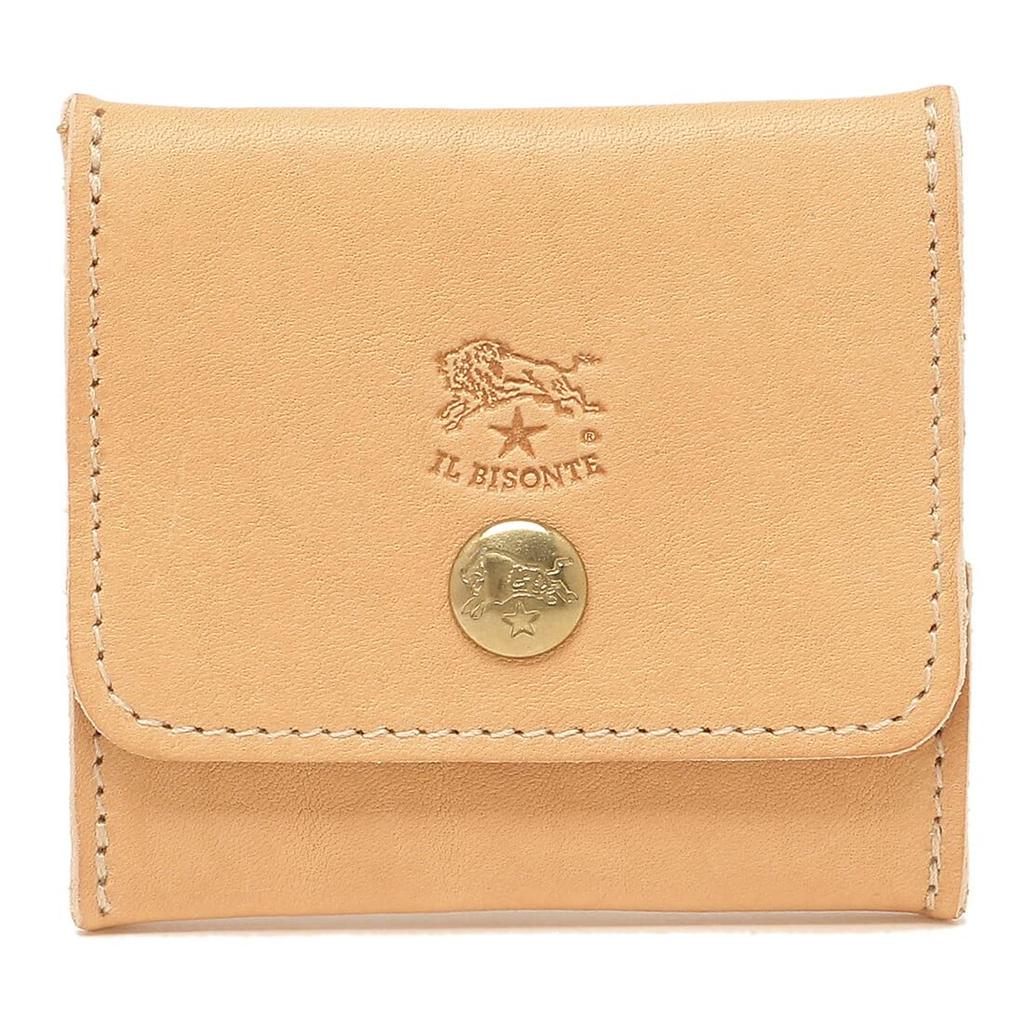 Кошелек для монет Бежевый IL BISONTE SCP020 PV0005 NA106B [IL BISONTE] Мужской Женский [Товар]