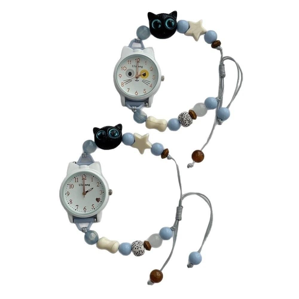 Adjustable Bracelet Watch Beaded Wristwatches New Quartz Watch Women Girls
