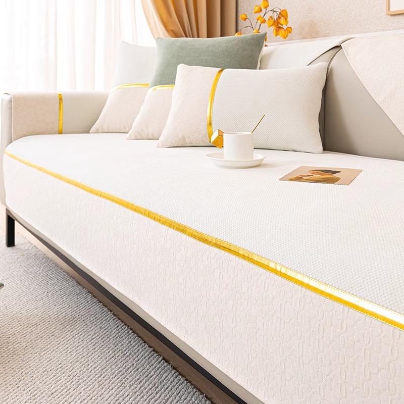 Подушка для дивана Chenier, легкая роскошь, высокий стиль, простой современный, нескользящая подушка для сиденья, универсальная для четырех сезонов, чехол для дивана, ткань для чехла