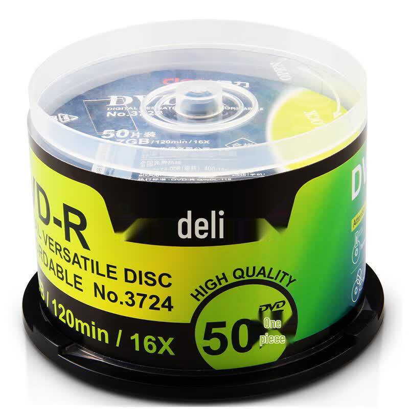 Deli 3724 DVD-R Blank Recording Discs