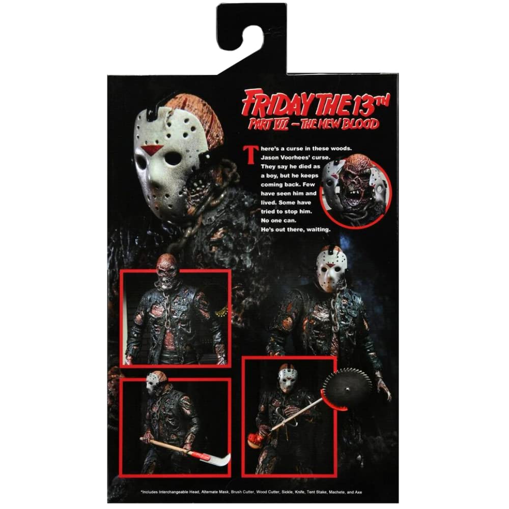NECA Пятница 13-е Ultimate 7-дюймовая фигурка 13-е ЧАСТЬ7 Новое издание Джейсон 2021 ПЯТНИЦА 13-Е ЧАСТЬ VII НОВАЯ КРОВЬ 7-дюймовая Ultimate Action