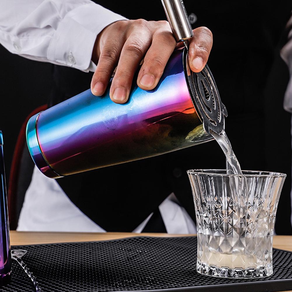 Стильный цветной шейкер для коктейлей из нержавеющей стали Boston, инструмент для смешивания и встряхивания, аксессуары для бара