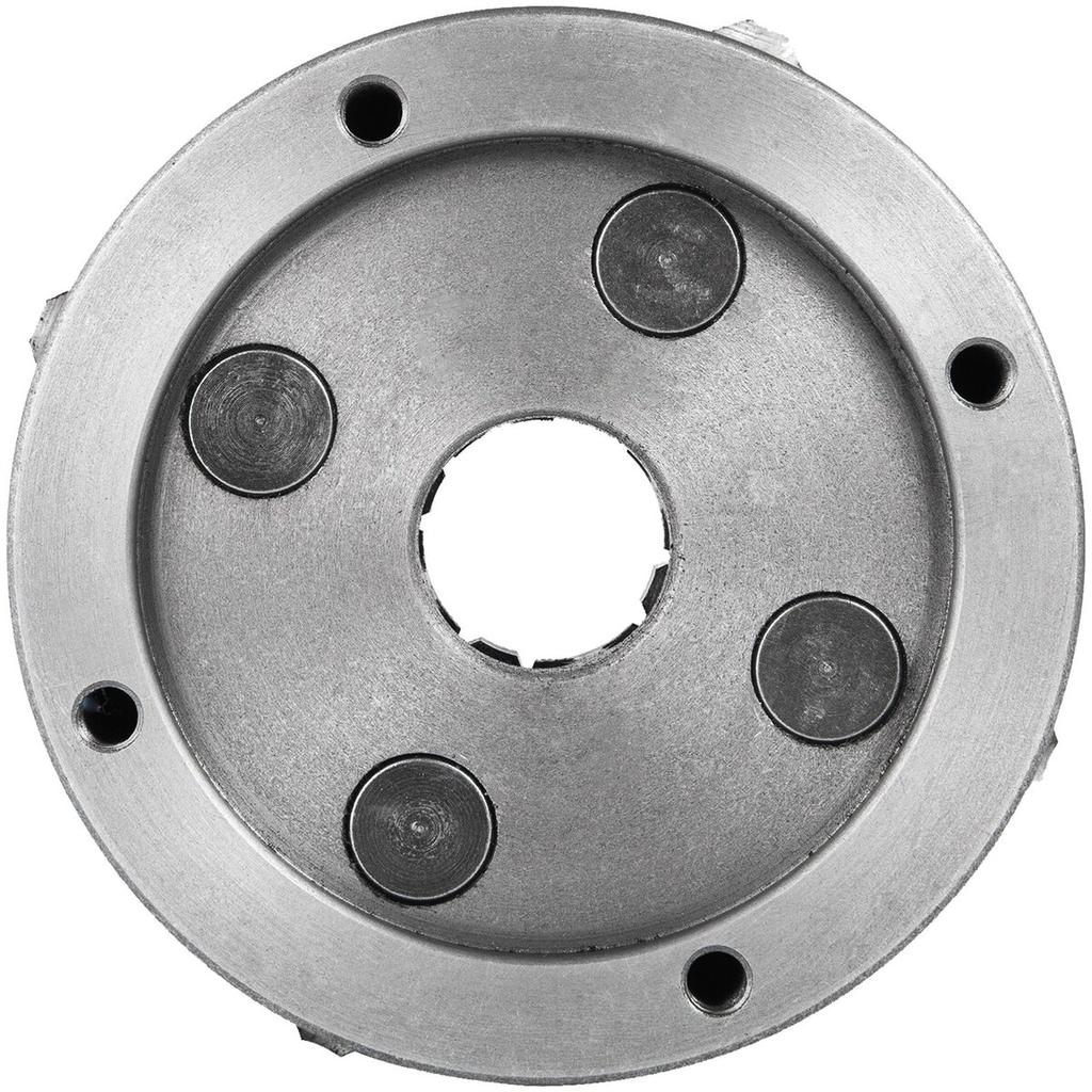 K72-125 5 Inch Lathe Chuck Independent Reversible Jaw 125MM Metal Turning Machine Accessories for Mini Metal Lathe Machine 4 Jaw Lathe Chuck