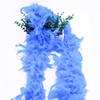 2M Colorful Feather Strips Christmas Tree Feather Decorative Strips DIY Bouquet Packaging Strips Wedding Party Decorative Strips