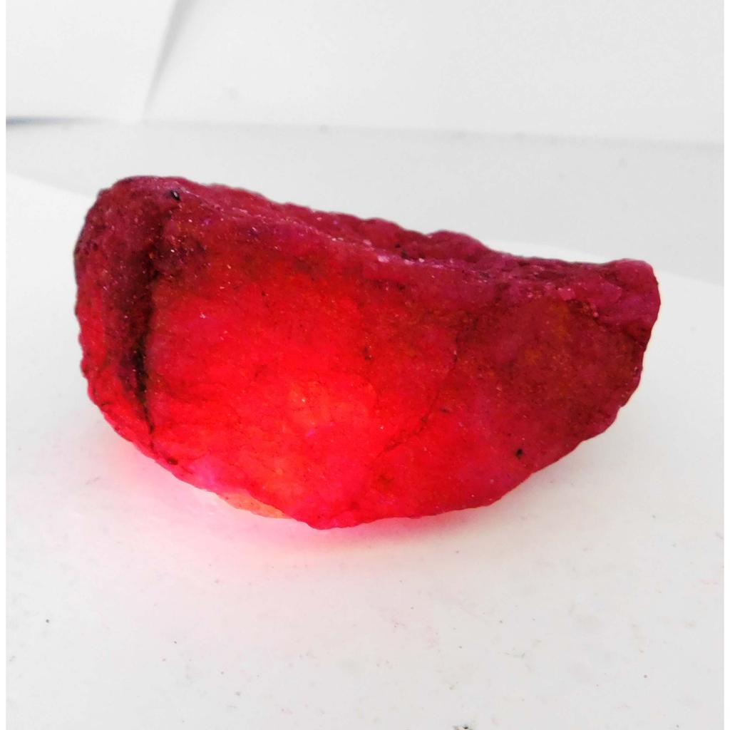 Natural Red Ruby 147 Ct Huge Rough Earth Mined CERTIFIED Loose Gemstone