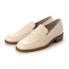 ING Women's IGAG32090 Ivory Loafers, Size 23.0 Cm