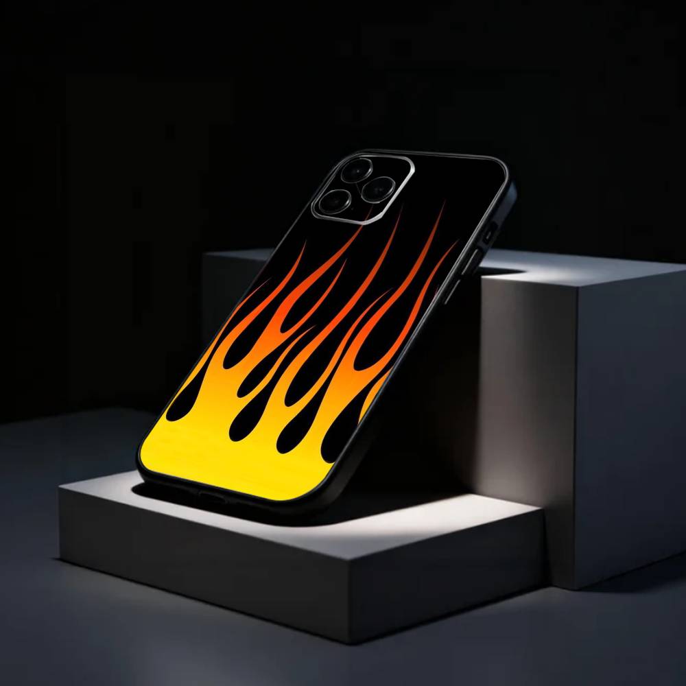COOL F-Fashion F-Flames Phone Case Silicone Soft For IPhone 17 16 15 14 13 12 11 X XR Plus Pro Max Plus
