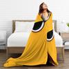 Cartoon Face Meme Blanket Girls  Flannel Throw Blanket For Sofa Home Comfortable Quality Bedspread Present