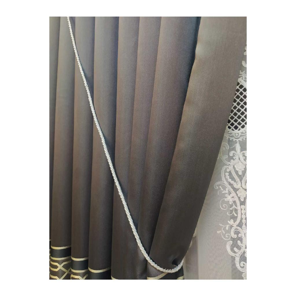 Двубортный занавес, тюль, устройство для сбора средств, веревочный шнур, браол