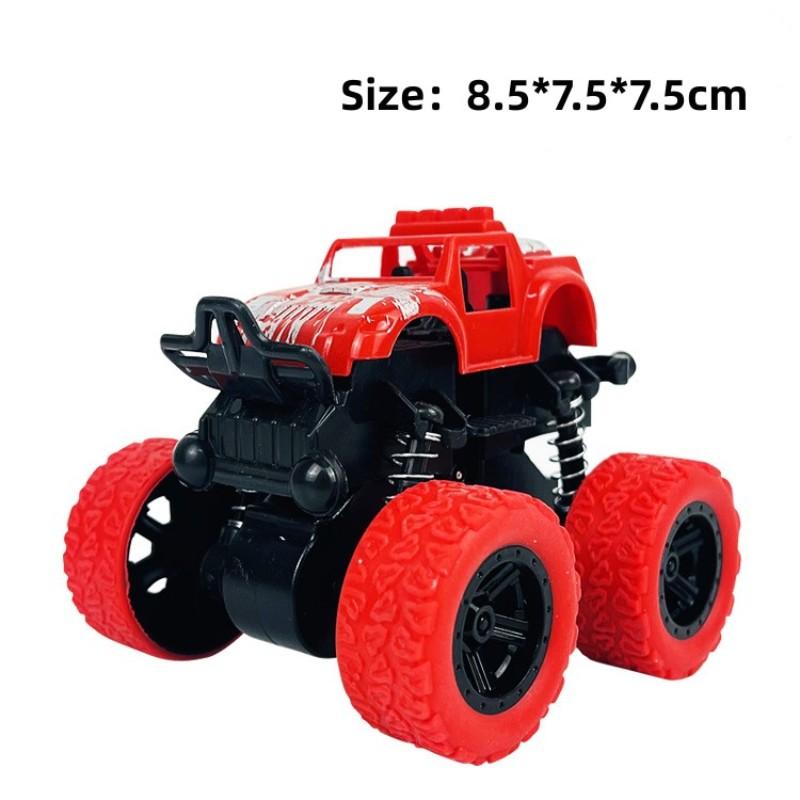 Детский инерционный внедорожник 4WD Яркие цвета Опрокидывание при столкновении на 360 ° Моделирование ударопрочности Высокая способность к восхождению Игрушки для мальчиков Бусина