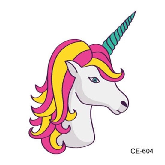 Cartoons Kids Temporary Tattoos Sticker Colorful Fake Tattoo Flash Waterproof Small Body Art Couple Child Designs