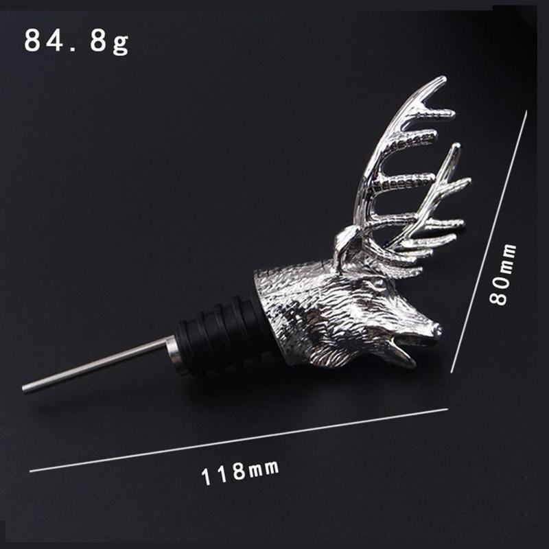 Нержавеющая сталь, олень, олень, голова, разливатель вина, уникальные пробки для бутылок вина, аэраторы для вина, инструменты для бара