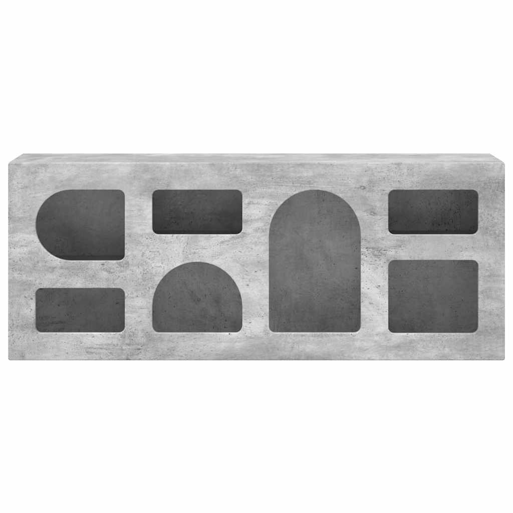 vidaXL TV-Schränk ELST 100 x 35 x 40 cm Betongrau Holzwerkstoff