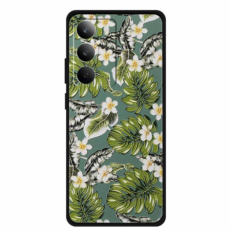 For OPPO Realme C75 3D Flower Case C75X C 75 RMX3941 Cartoon Funda Relief Emboss Coque Phone Cover Silicone Soft TPU Capa Bumper
